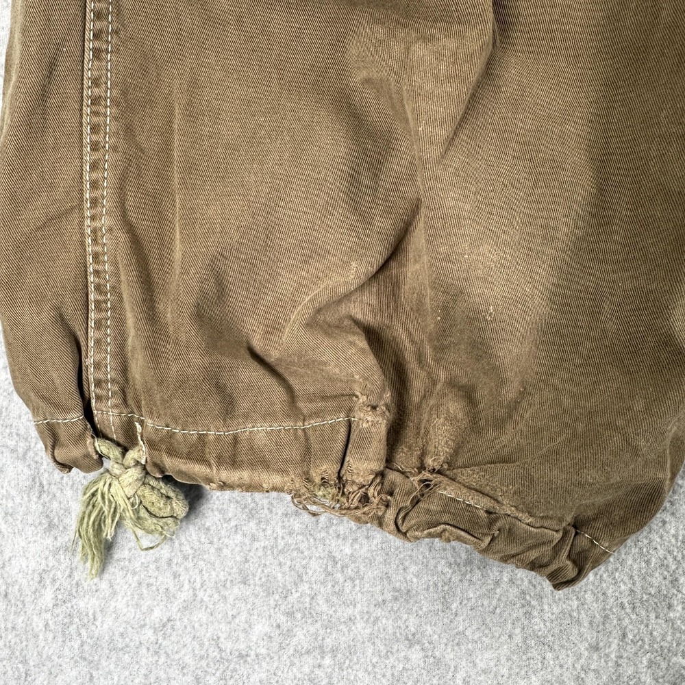 Vintage Y2K Buggirl Pants Womens Large 10-12 Brown Baggy Fit Joggers - Picture 13 of 16